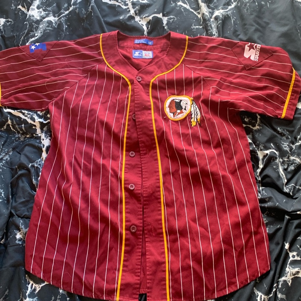 M NFL redskins baseball Jersey